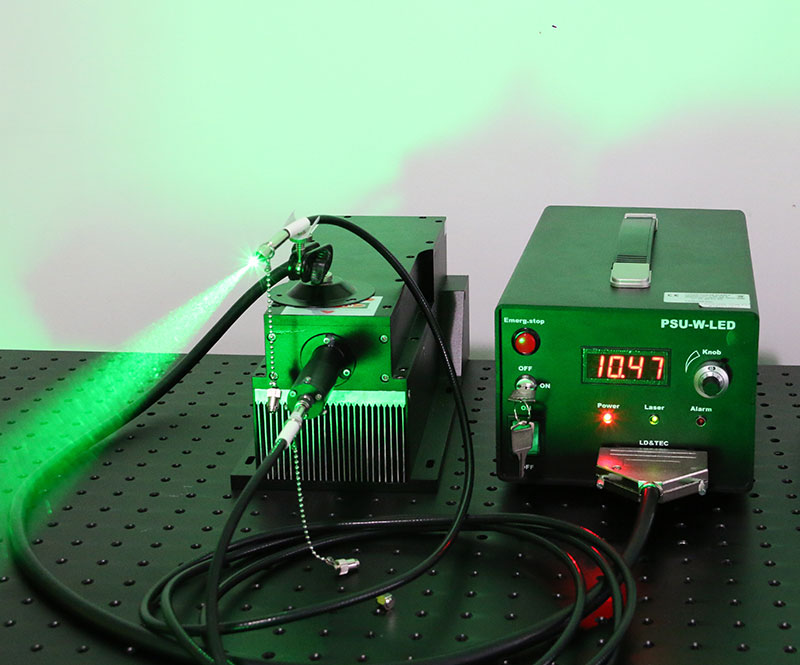 532nm 6000mW High Power Fiber Coupled Laser Green Laser Source