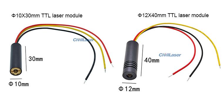 940nm 30mW/50mW/100mW Infrared Invisible Dot Laser Module TTL ...
