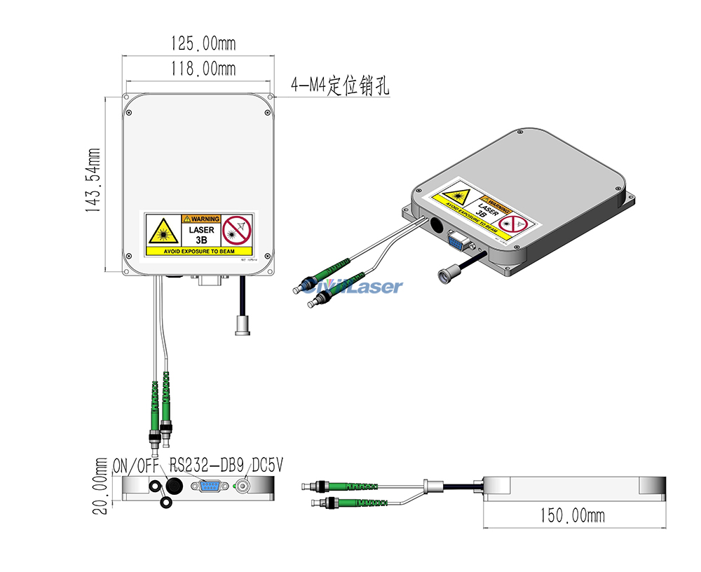 EDFA fiber amplifier
