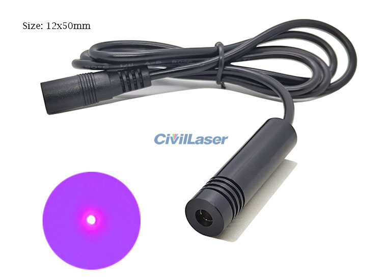 405nm 30mW/60mW/120mW/200mW Blue-Violet Laser Module Dot Foucs ...
