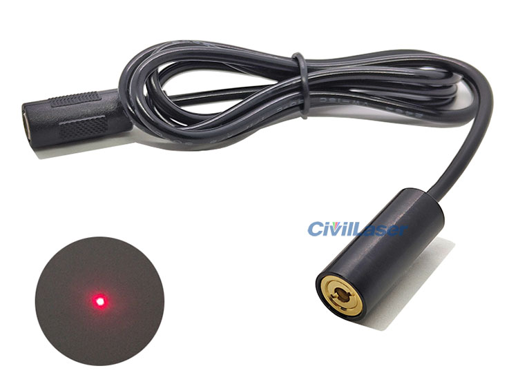 650nm 1mW/5mW/10mW Ultra-Small Spot Red Laser Module Focus Adjustable ...