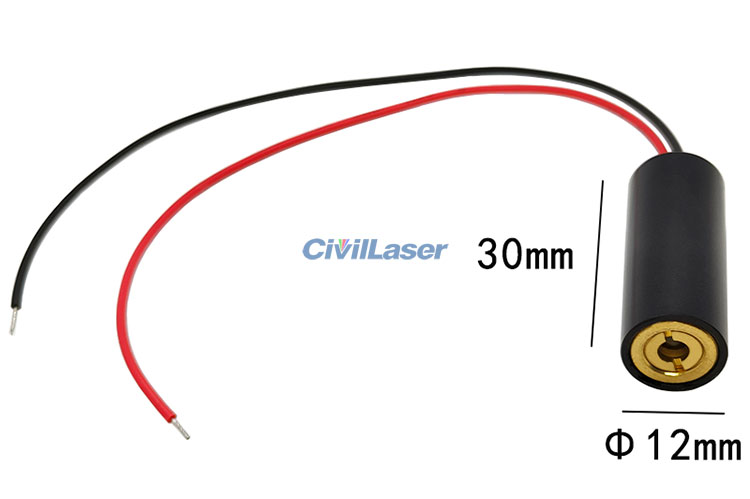 635nm 650nm 0.4mW/1mW/3mW/10mW Red Laser Module Dot Laser Locator Φ12X30mm