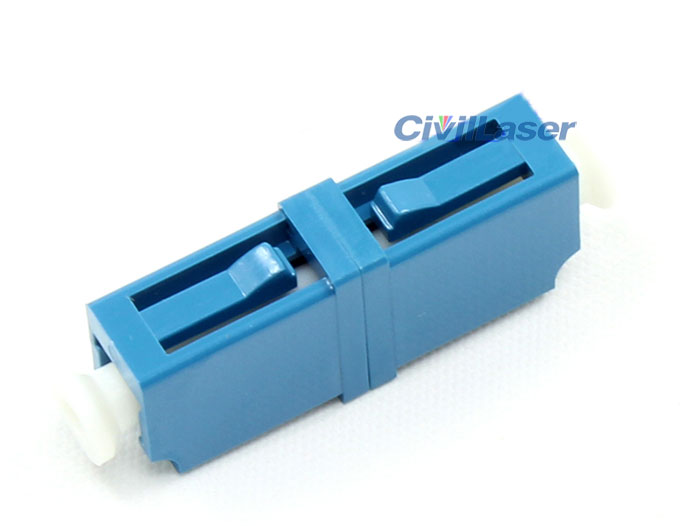 Symmetrical Type Blue Single Mode Single Core Plastic LC Fiber Optic ...