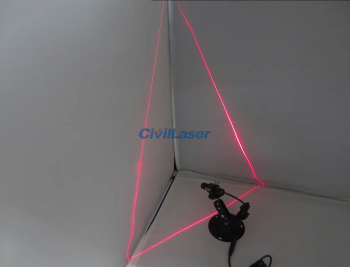 650nm 100mW 360° Multi-directional Red Laser Module Adjustable Line ...