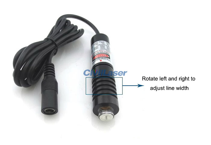 650nm 100mW 360° Multi-directional Red Laser Module Adjustable Line ...