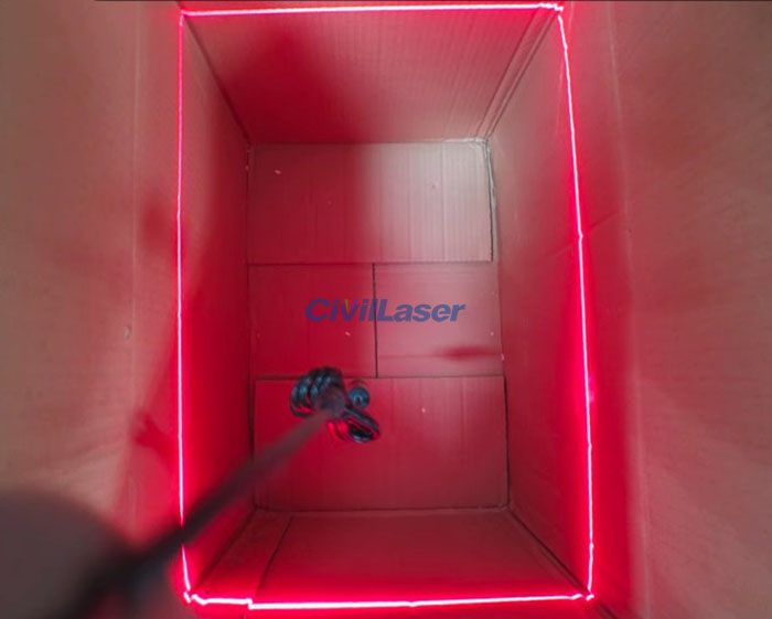 650nm 100mW 360° Multi-directional Red Laser Module Adjustable Line ...