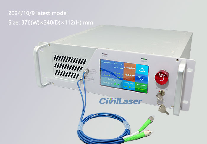 1064nm 30W Powerful SM Fiber Laser Source Benchtop High power Fiber ...