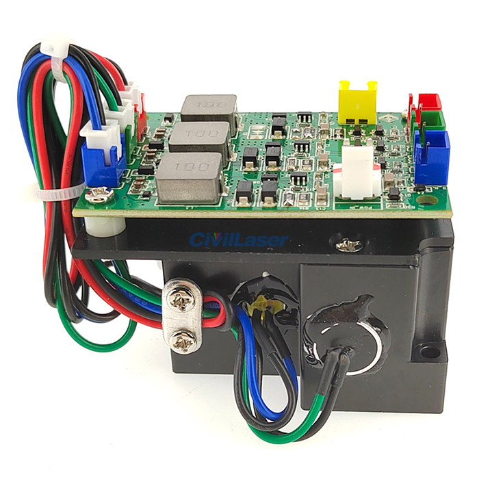 445nm/520nm/638nm RGB 3000mW Synthetic White Laser Module TTL Modulation