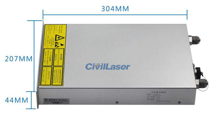 405nm 10W Fiber Laser Module For UV Exposure/UV Curing/LDI/CTS/CTP