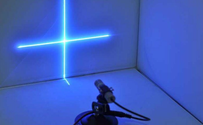 Laser module blue, 300mW, 405nm, cross