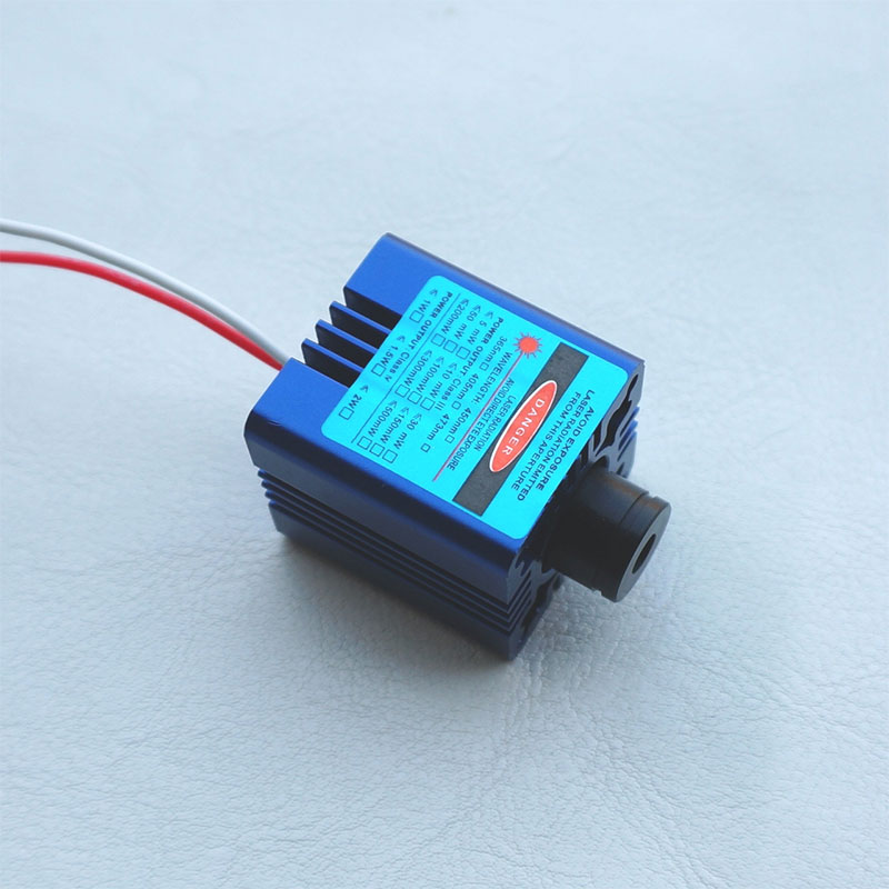 405nm 200mW Adjustable focus blue violet laser module 3~5V - Click Image to Close