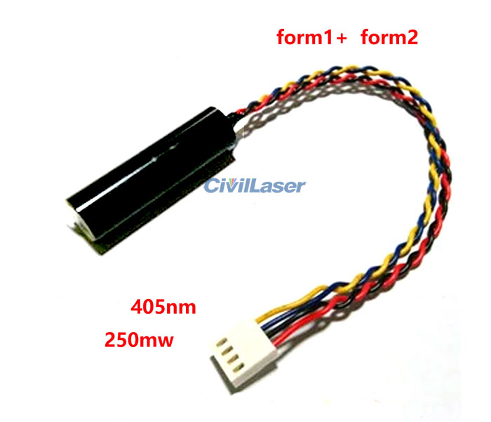 High Precision 3D Printing Laser 405nm 250mW Dot Laser Module Spot