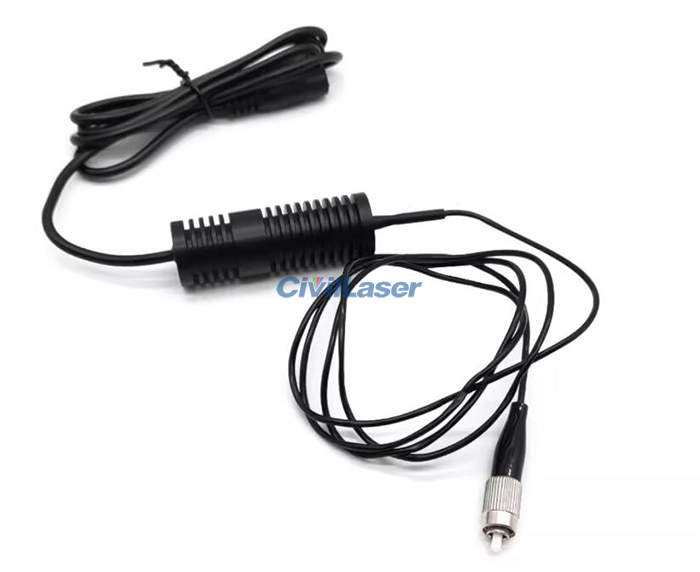 405nm 50mW 100mW 400mW Blue-violet MM Fiber Laser Module FC/PC