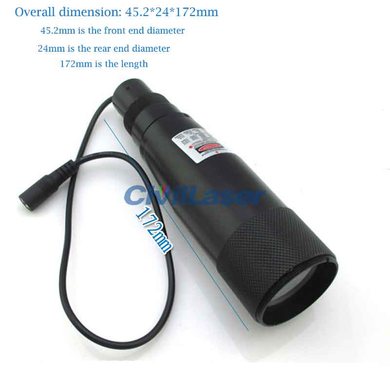 40mm red spot laser parallel light source