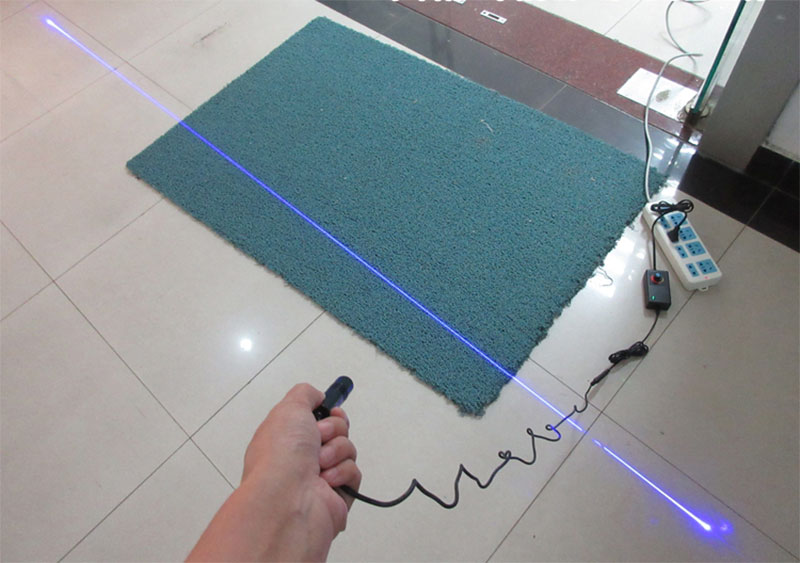 450nm 100mw Uniform line blue laser module with Powell lens