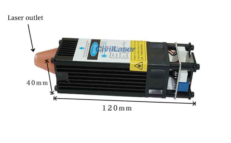 Blue 450nm 10W Engraving laser