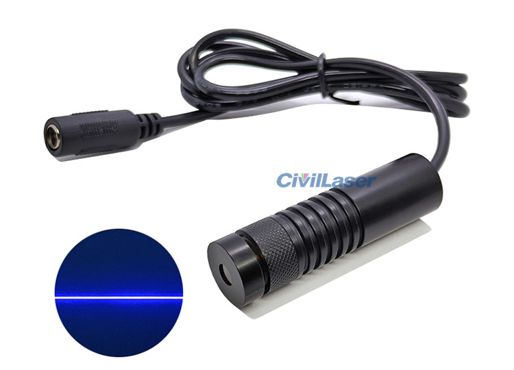 450nm 30mW~100mW Blue Laser Module Dot/Line/Crosshair Focus Adjustable ...