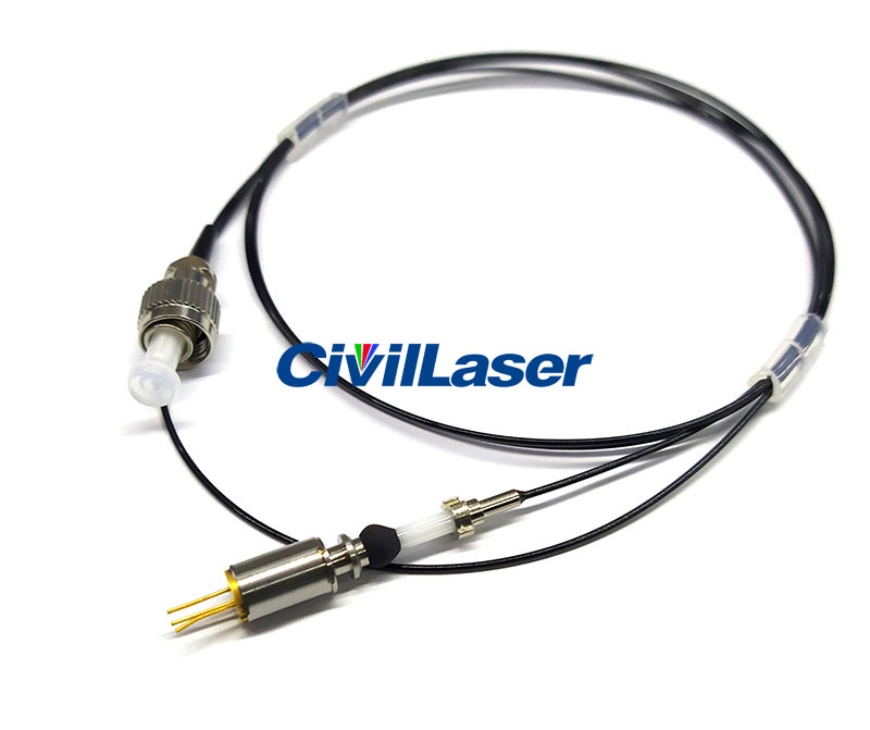 450nm 3000mW High Power MM Fiber Laser Coaxial 200μm Pigtail Laser