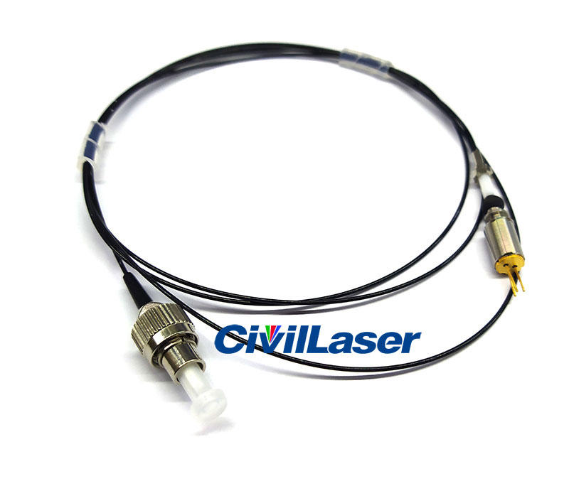 450nm 3000mW High Power MM Fiber Laser Coaxial 200μm Pigtail Laser