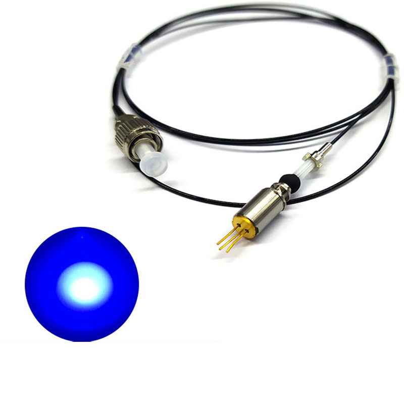 450nm 80mw Blue pigtailed laser fiber coupled laser diode Laser sensor