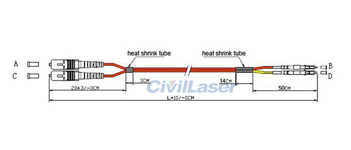 Mode Conversion Fiber Patch Cord Single Mode Multimode Switching Cord