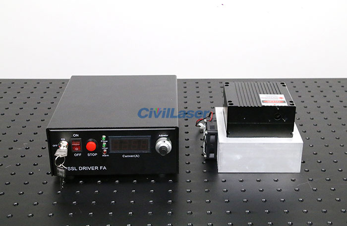 460nm 15W High Power Semiconductor Laser Blue Lab Laser Source