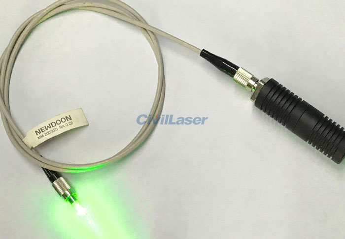 520nm Green Fiber Coupled Laser 1000mW Pigtailed Laser Module With ...