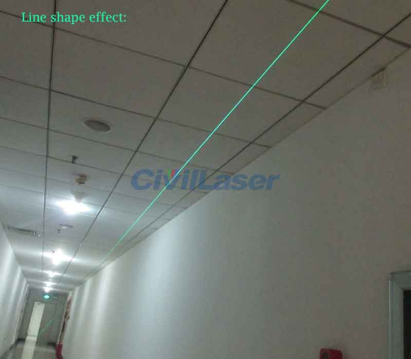 520nm 0.1mw~10mw Green Class I ~ Class IIIA adjustable