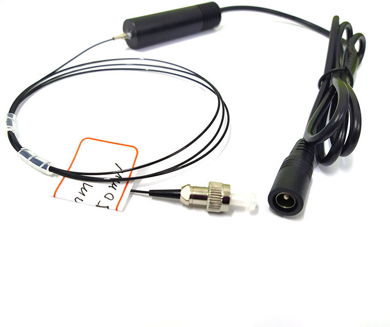 520nm 15mw Green single mode fiber coupled pigtailed laser FC/APC connector