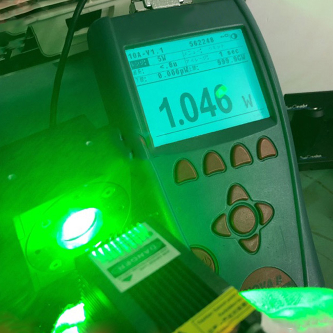 520nm 1W Green Miniature Laser Engraving Machine Industrial Laser High power fine beam