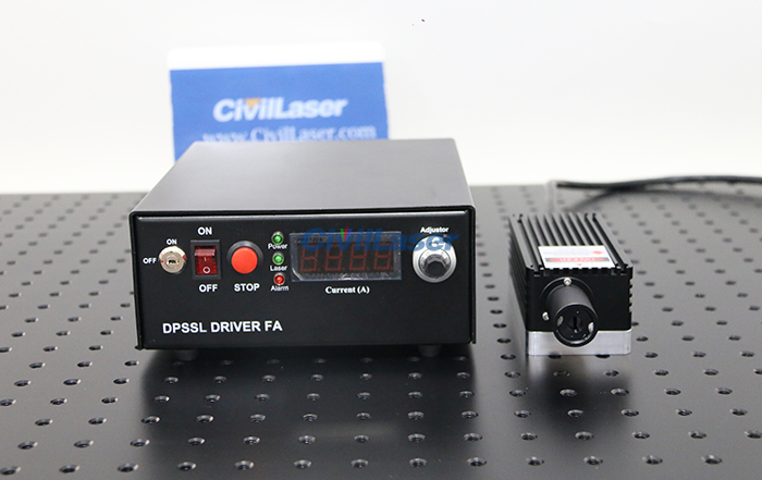 High power 520nm 2800mW Semiconductor laser TTL green laser