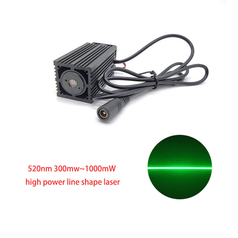 520nm Green high power line shape laser module
