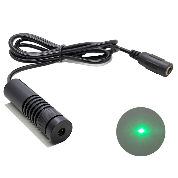 520nm 30mW Green Laser Module Dot Laser Locator Focus Adjustable Φ16X60mm