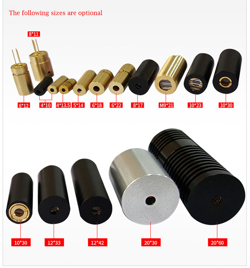 520nm Dot Green laser module high Stable 