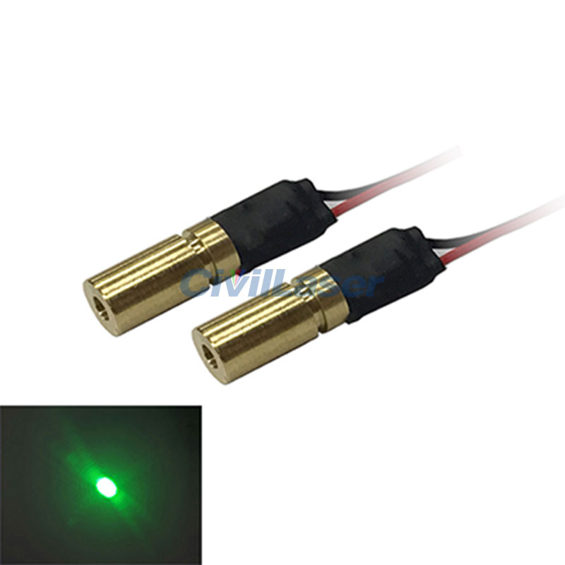 520nm 1mw 5mw Dot Green laser module high Stable 6MM size 520nm 1mw 5mw Dot Green laser module high Stable 6MM size