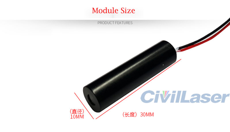 Green 520nm Line laser module high Stable