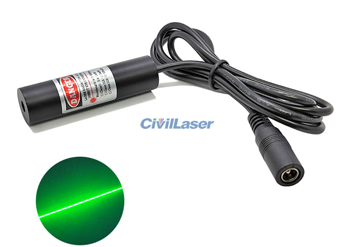 532nm 20mW~80mW Laser Diode Module Green Line Laser Positioner Φ16X60mm