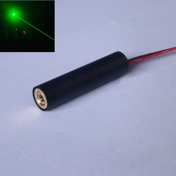 532nm 30mw~50mw Small size Green laser module Dot Green laser beam emitter Φ12mm