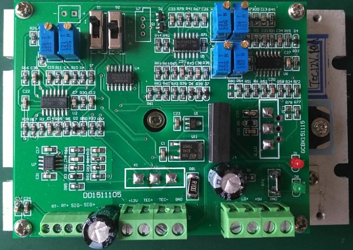 CivilLaser's Driver Board For Pigtail Laser DFB Laser 12V 5A With TTL Modulation