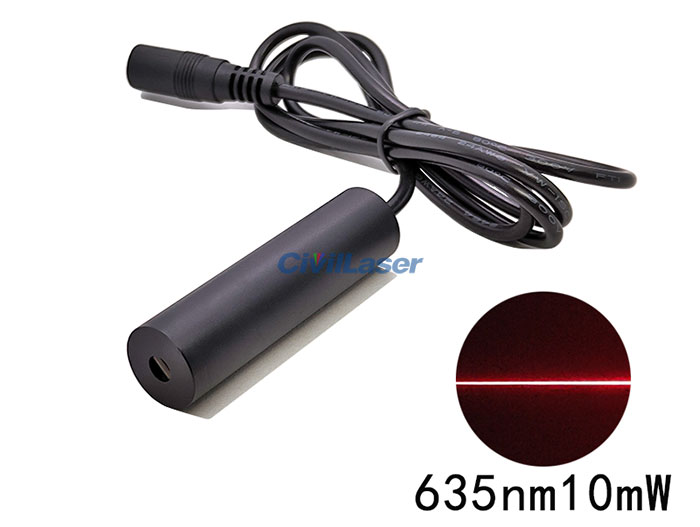 635nm 5mW 10mW Red Laser Module Line Laser Positioner 3V 5V Φ16X60mm
