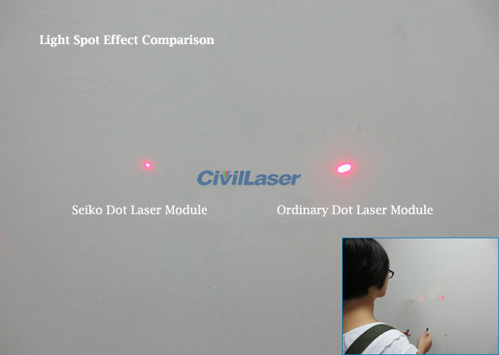 635nm Seiko Red Laser Module Dot Ultra-Small Circular Spot Locator