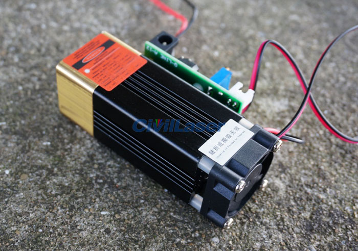 638nm 1200mW Orange-red Laser Module With TTL Modulation