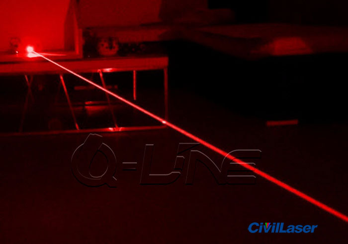 Waterproof 635nm 638nm Red Dot Focusable Laser Pointer 638T-100 Flashlight Box 
