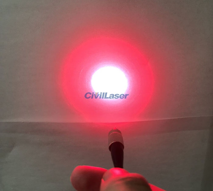 638nm 300mW~1000mW Pigtail Laser Module Dot Red Fiber Laser