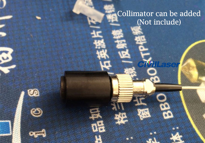 Single Mode Output Laser FC Interface 650nm 40mW Red Fiber Coupled Laser