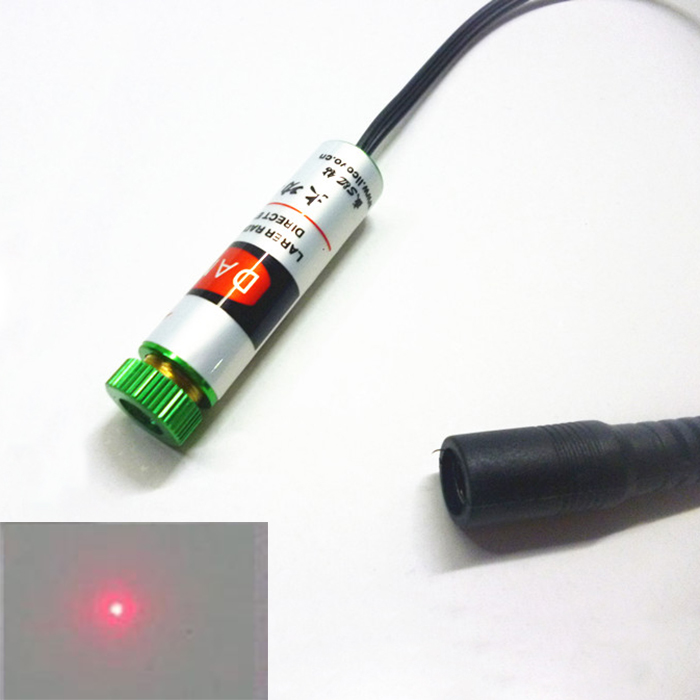 5PCS 5mW Red Dot Adjustable Laser Module 650NM Focus Stripe Lens Laser Head