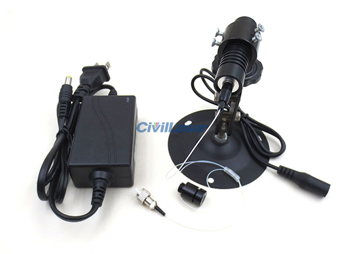 650nm 100mw Single mode fiber coupled Red laser module with FC interface