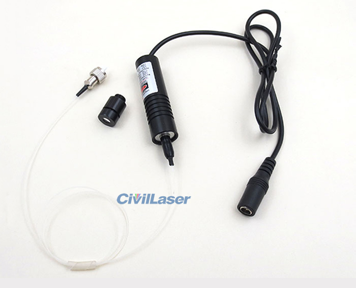 650nm 100mw Single mode fiber coupled Red laser module with FC interface