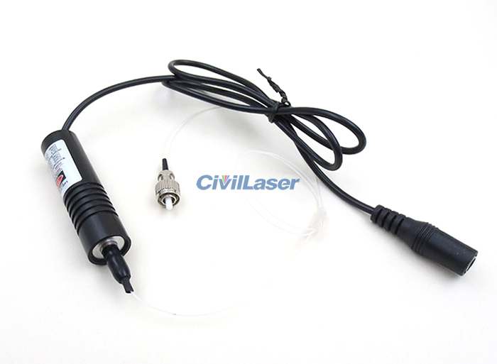 650nm 100mw Single mode fiber coupled Red laser module with FC interface