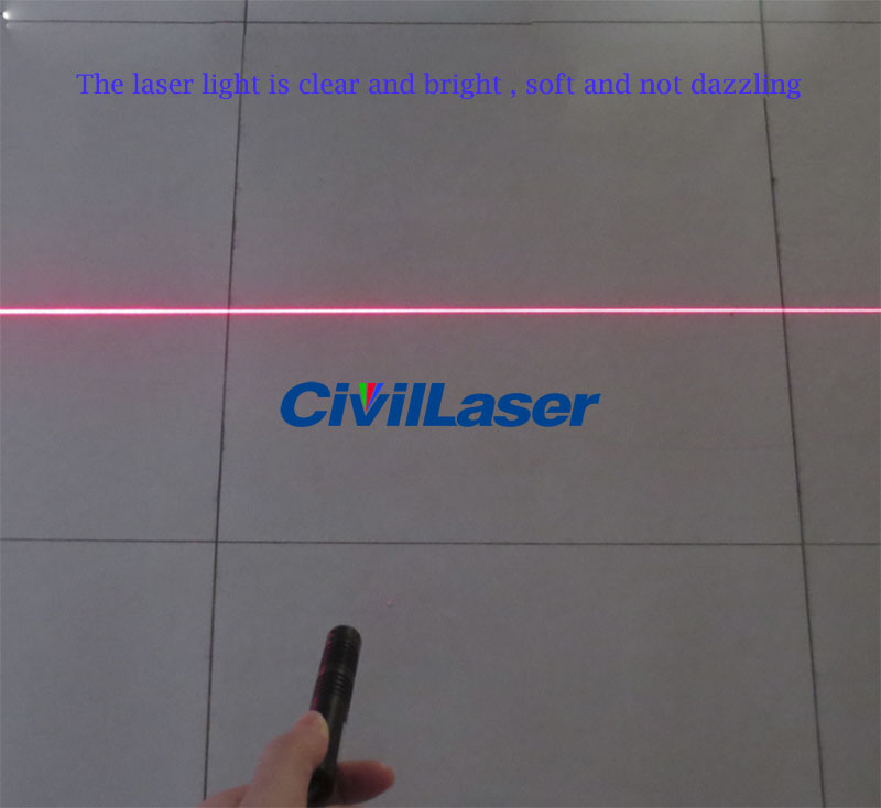 650nm 100mw Uniform red line laser module Powell lens